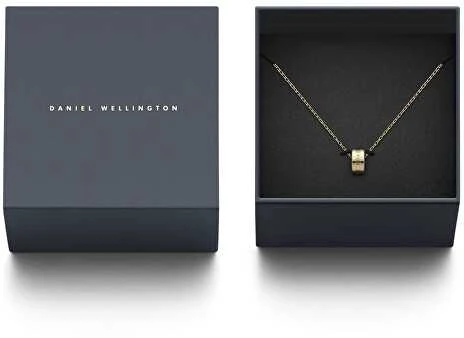 Daniel Wellington Madingi paauksuoti karoliai su apskritu pakabuku Elan DW00400515