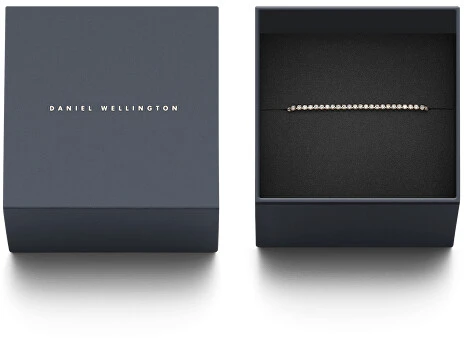 Daniel Wellington Blizganti bronzinė apyrankė su kristalais Classic Tennis DW00400387