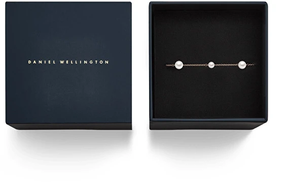 Daniel Wellington Gold-plated bracelet with Swarovski pearls Pearl Step DW00402108