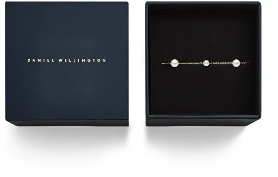 Daniel Wellington Gold-plated bracelet with Swarovski pearls Pearl Step DW00402107