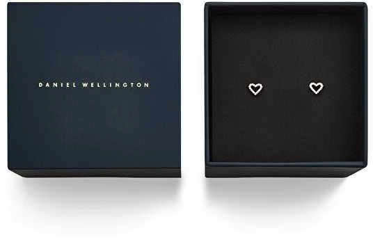 Daniel Wellington Auksuoti auskarai Širdelė su kubiniu cirkoniu Mirelle DW00401608