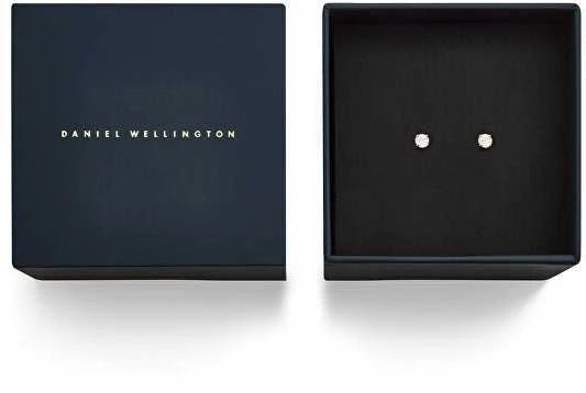 Daniel Wellington Auksu padengti auskarai su kubiniu cirkoniu Mirelle DW00401964