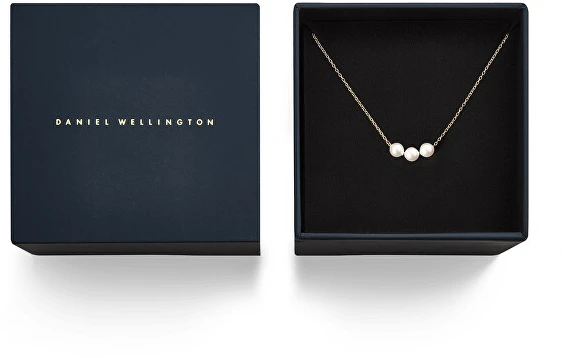 Daniel Wellington Gold-plated pakabukas with Swarovski pearls Pearl Trio DW00402110