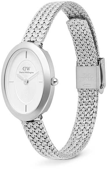 Daniel Wellington Juliette Braided Mesh Baltas Sunray Sidabrinis DW00100884