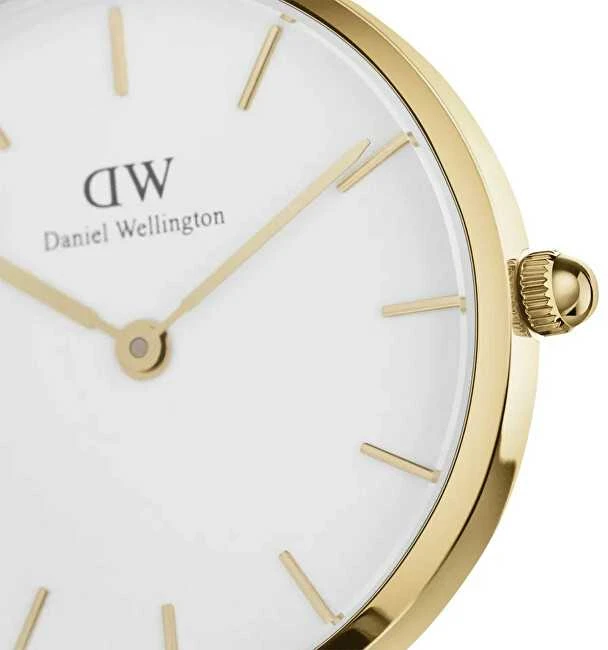 Laikrodis DANIEL WELLINGTON WOMEN'S WATCH DW00100350 - Petite Evergold 28mm
