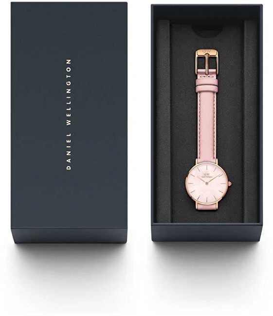 Laikrodis DANIEL WELLINGTON DW00100633. Kwarcowy, Kolor rožinė. Kobieta.