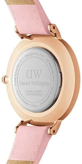 Laikrodis DANIEL WELLINGTON DW00100633. Kwarcowy, Kolor rožinė. Kobieta.