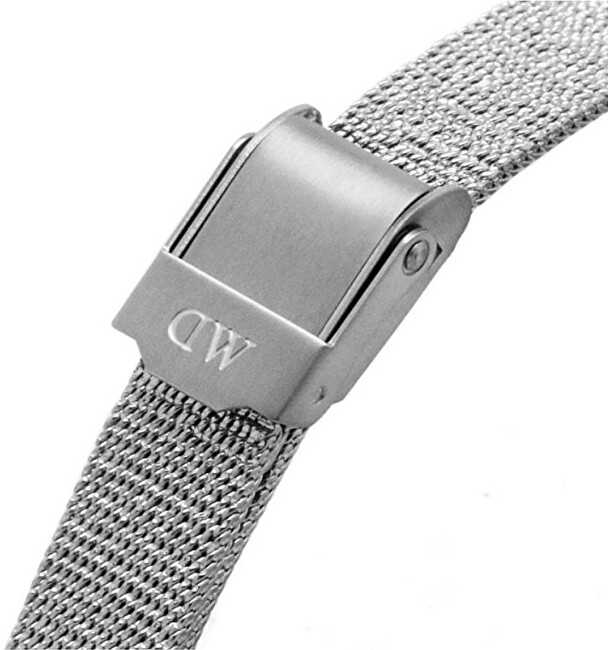 Laikrodis Daniel Wellington Quadro 20X26 Pressed Sterling S Baltas DW00100438