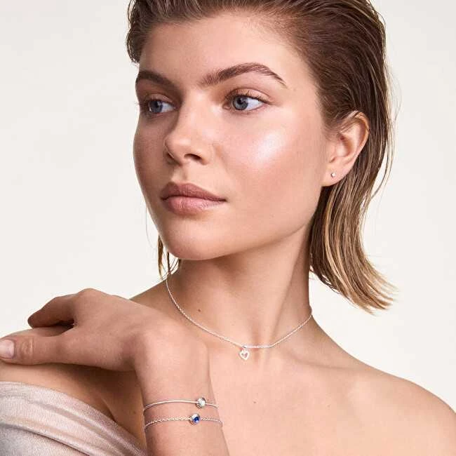 Daniel Wellington Sidabrinė moteriška apyrankė su Rolo pakabukais DW00401045