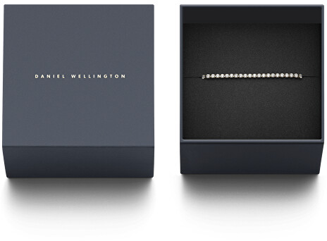 Daniel Wellington Putojantis paauksuotas krištolo karoliai klasikinis tenisas DW00400391