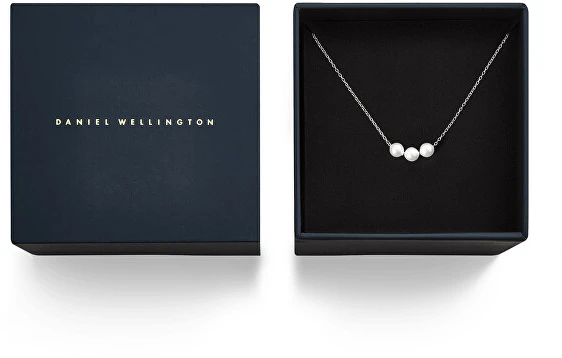 Daniel Wellington Steel pakabukas with Swarovski pearls Pearl Trio DW00402109
