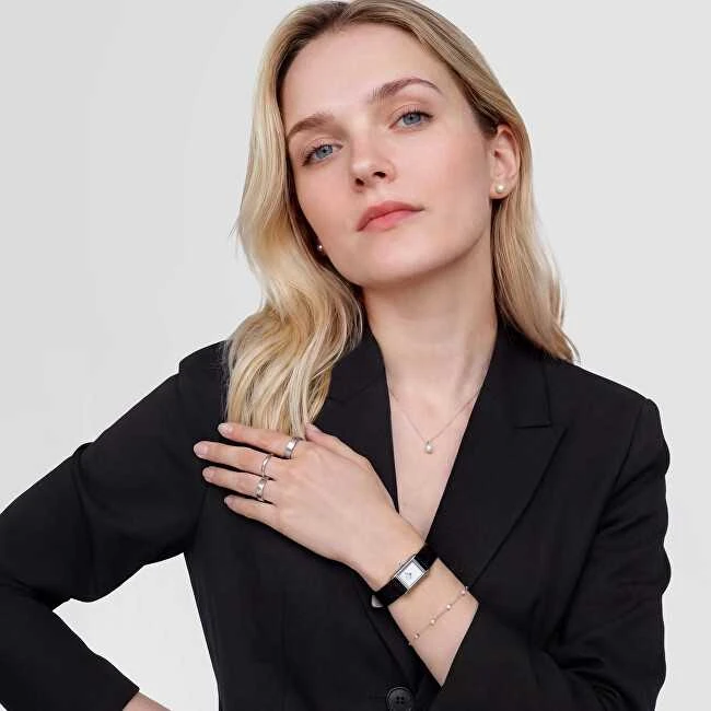Daniel Wellington Auskarai su Swarovski perlais DW00401954
