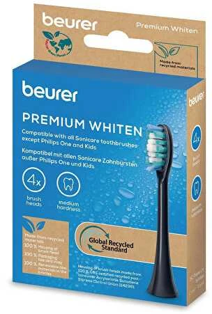 Elektrinio dantų šepetėlio galvutės Beurer Premium White, 4 vnt.