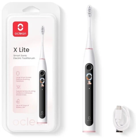 Oclean Elektrinis dantų šepetėlis X Lite Pilkas