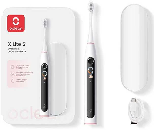 Oclean X Lite S Elektrinis dantų šepetėlis, pilkas aprašymas - Prekės nuotrauka