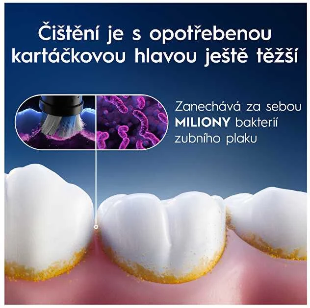 Dantų šepetėlio galvutės Braun Oral-B iO Gentle Care 4 vnt. balta