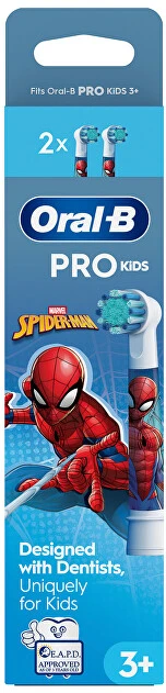 Braun Dantų šepetėlio galvutės Oral-B EB10S Spiderman, 2 vnt.