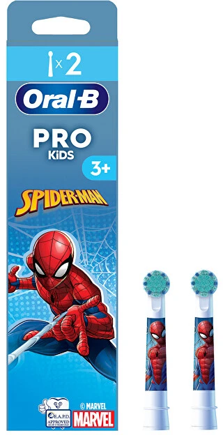 Braun Dantų šepetėlio galvutės Oral-B EB10S Spiderman, 2 vnt.