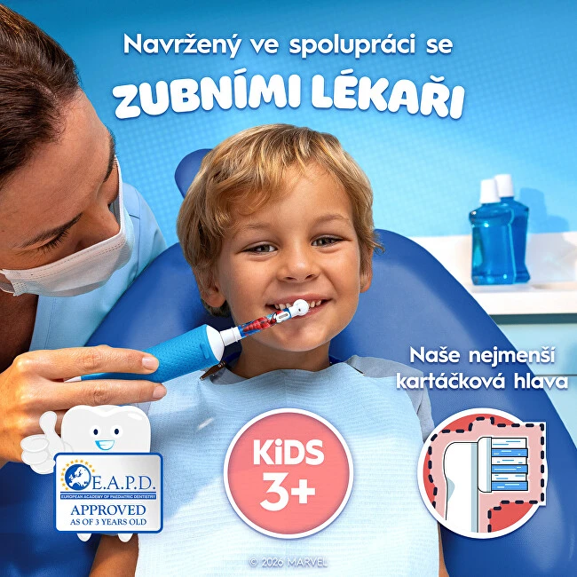 Braun Dantų šepetėlio galvutės Oral-B EB10S Spiderman, 2 vnt.