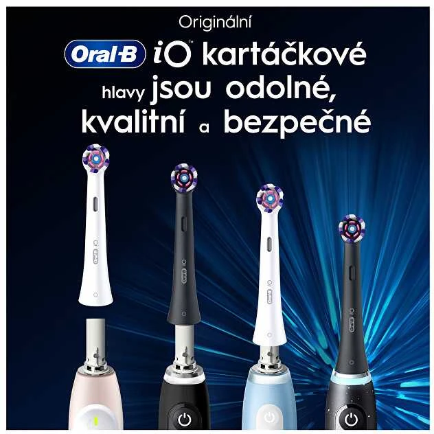 Dantų šepetėlio galvutė Oral-B iO Whitening, balta, 4 vnt.