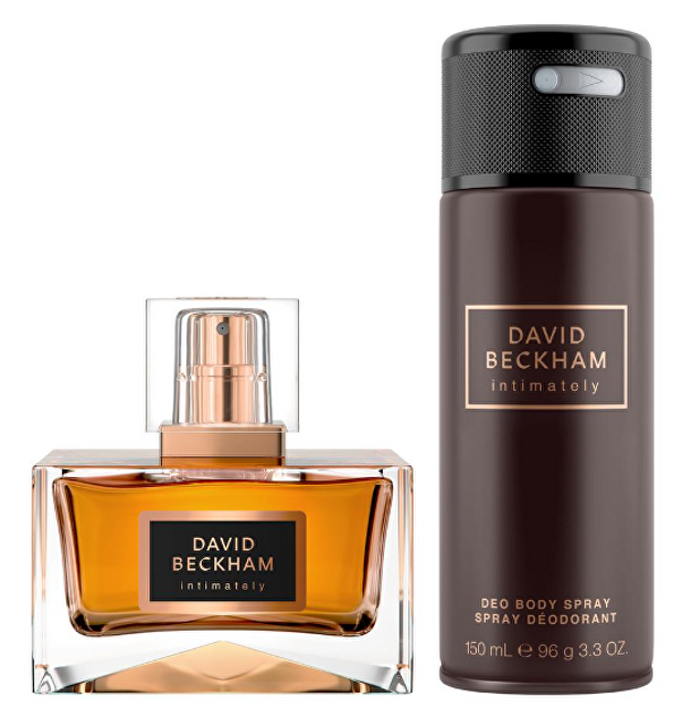 David Beckham Intimately rinkinys vyrams (EDT, 75 ml + dezodorantas, 150 ml)