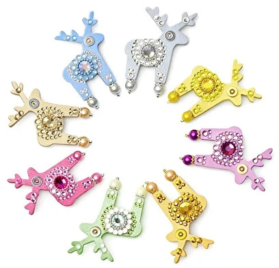 Deers Miss Pilkas's deer mini brooch