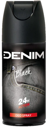 Denim Juodas Dezodorantas, 150 ml