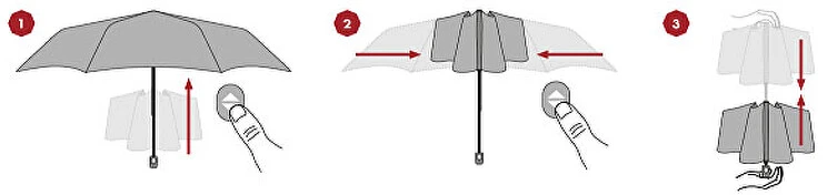 Derby Folding umbrella Hit Magic Zebra 744165PZE