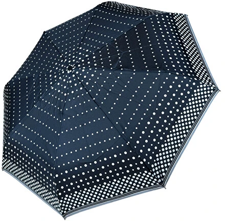 Derby Sulankstomas skėtis „Hit Mini Dots“ juodas 70065P10CZ