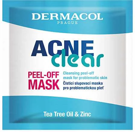 Dermacol AcneClear Peel-Off Mask veido kaukė moterims, 8 ml
