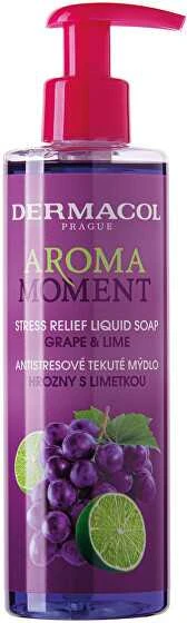 Dermacol Aroma Ritual Grape & Lime Liquid Soap moterims, 250 ml