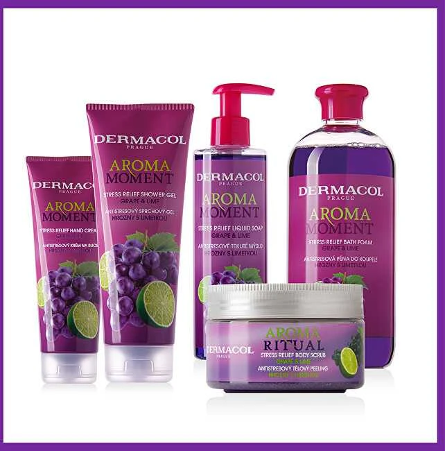 Dermacol Aroma Ritual Grape & Lime Vonios putos moterims, 500 ml