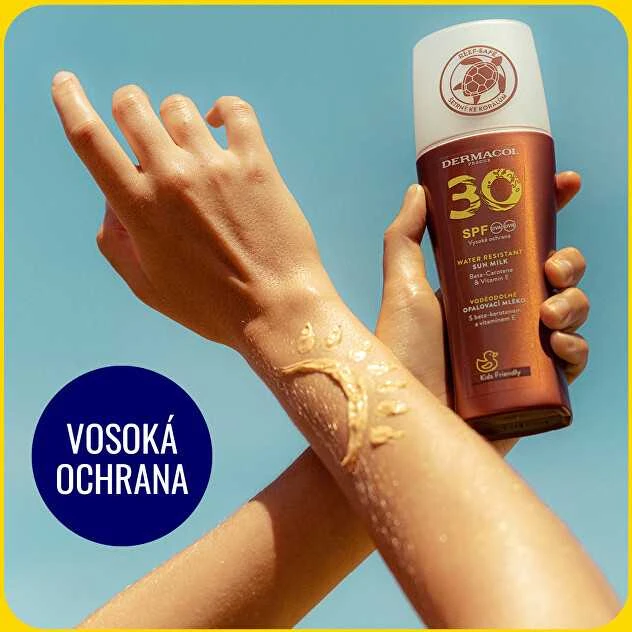 Dermacol Vandeniui atsparus pienelis nuo saulės SPF 30 (Saulės pienas) 200 ml