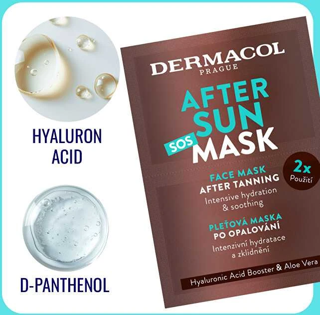 Dermacol After Sun SOS kaukė po saulės priežiūros