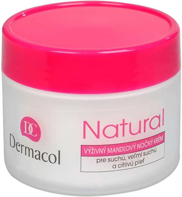 Dermacol Natural Almond Night Skin Kreminis, 50 ml