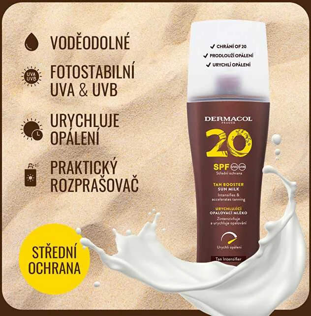 Dermacol Apsauginis losjonas įdegiui pagreitinti SPF 20 (Tan Booster) 200 ml