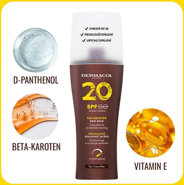 Dermacol Apsauginis losjonas įdegiui pagreitinti SPF 20 (Tan Booster) 200 ml