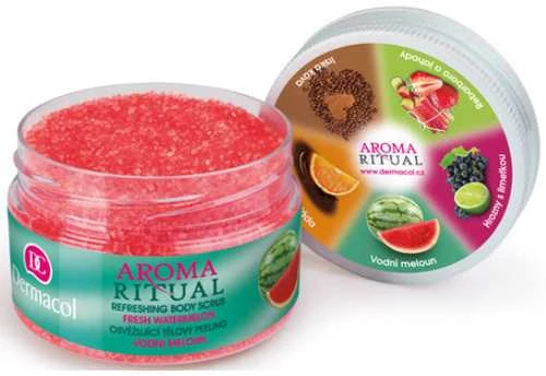 Dermacol Aroma Ritual Fresh Watermelon Body Peeling moterims, 200 g