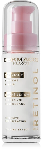 Dermacol Bio Retinol SOS Night Supreme Repair Serum odos serumas