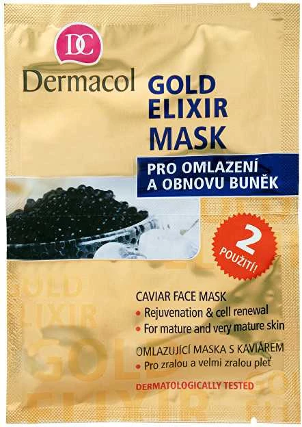 Dermacol Gold Eliksyras Face Mask moterims, 16 ml