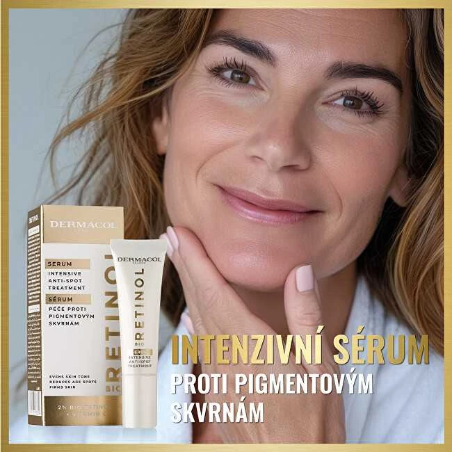 Dermacol Bio Retinol Serum Intensive Anti-Spot Treatment odos serumas