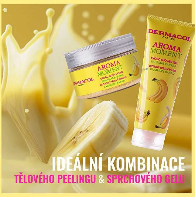 Dermacol Aroma Moment Bahamas Banana Exotic Body Scrub kūno šveitimas