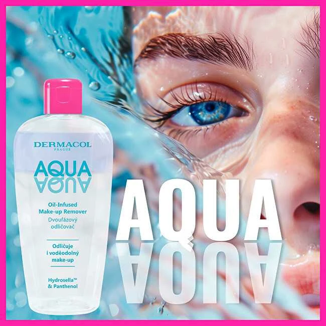„Dermacol Aqua“ aliejumi pripildyti makiažo valikliai veido valikliai