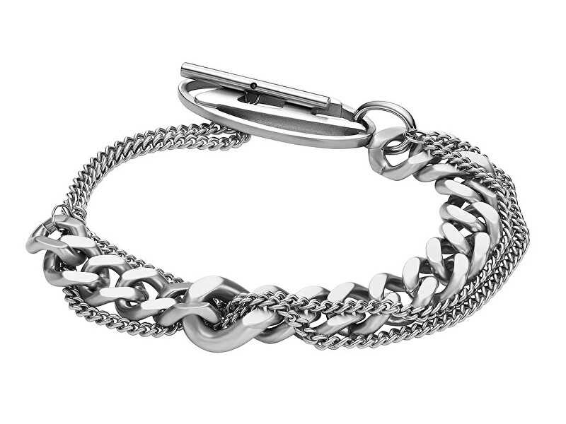 Diesel Distinctive double unisex steel bracelet DX1550040