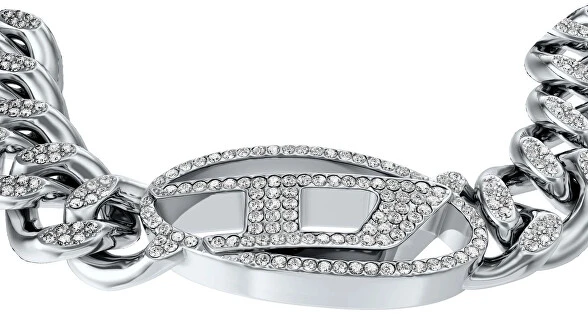 Diesel Fashion glittering unisex steel bracelet DX1707040