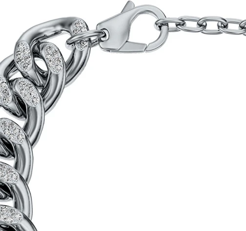 Diesel Fashion glittering unisex steel bracelet DX1707040