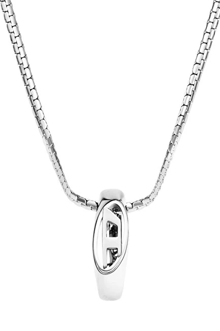 Diesel Modern Ring Pendant Necklace DX1644040