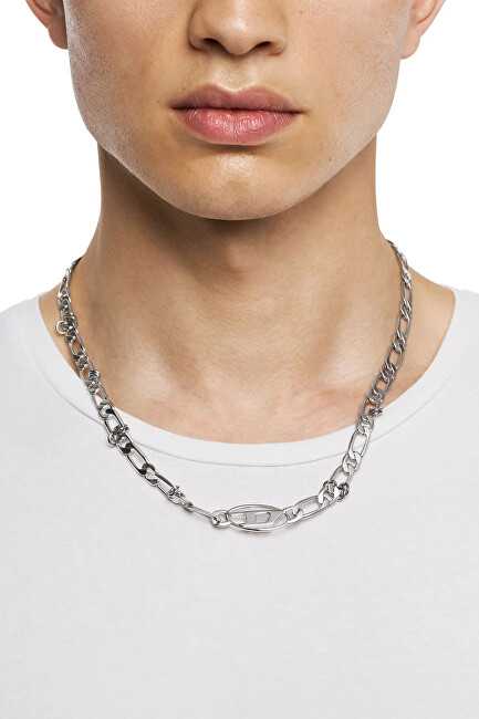 Diesel Modern steel pakabukas with logo DX1600040