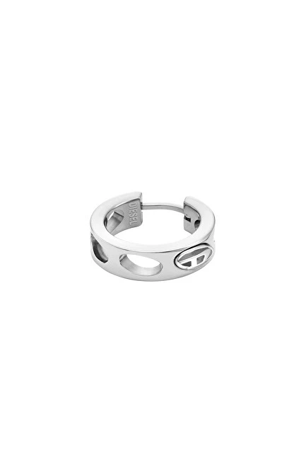 Diesel Round steel single earring DX1664040