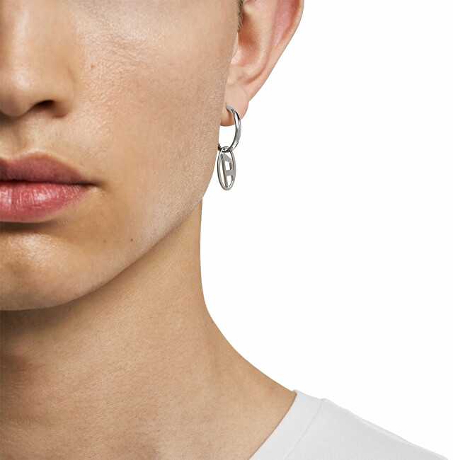 Diesel Single hoop earring 2in1 D Logo DX1601040